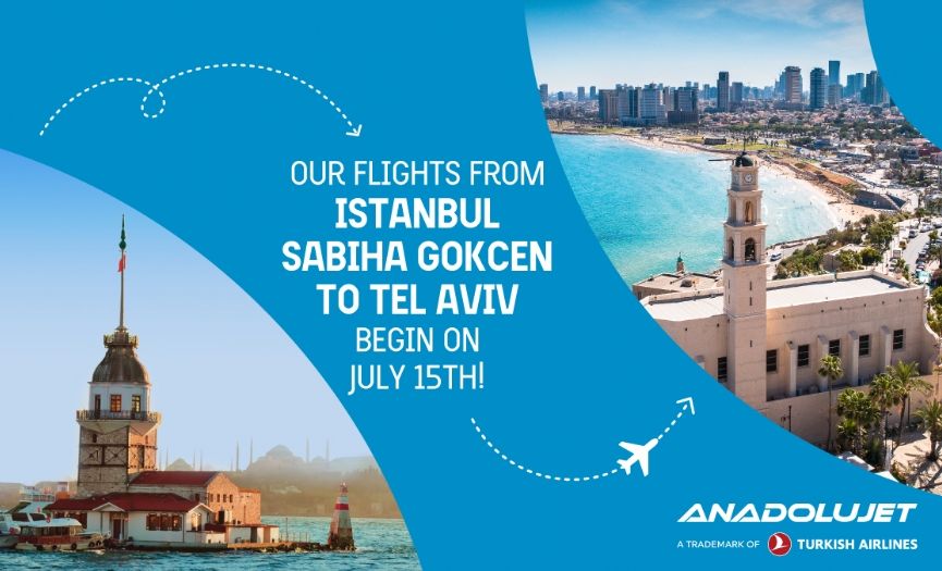 Anadolu Jet is Starting its Flights to Israel