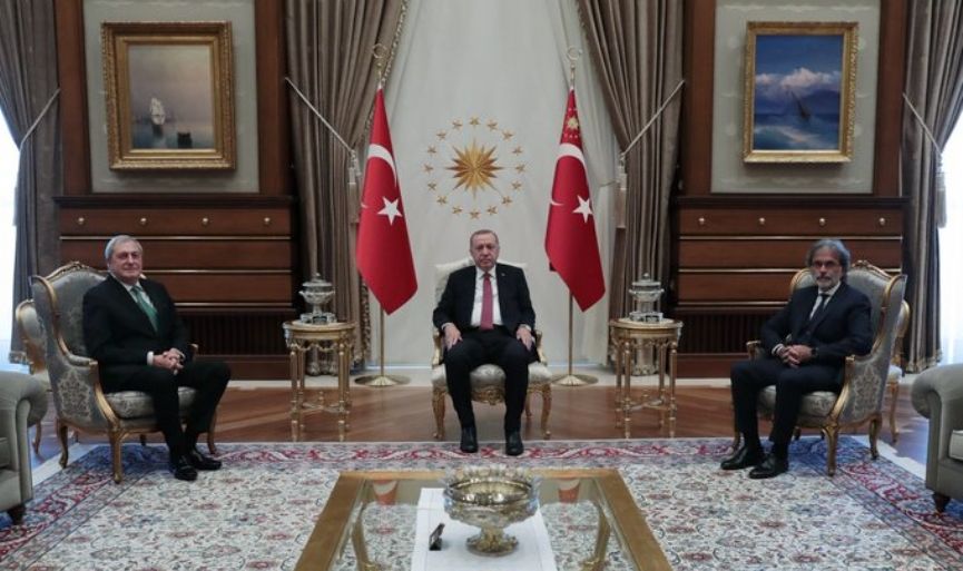 Jewish Community co-presidents visited President Tayyip Erdoan