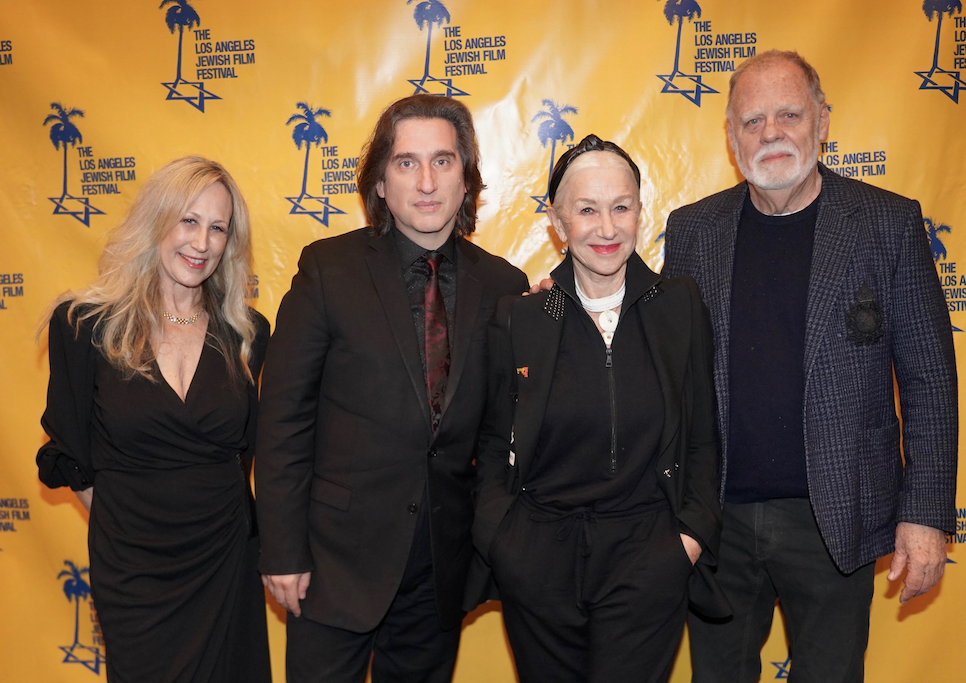 Hilary Helstein, Hershey Felder, actress Helen Mirren and director Taylor Hackford