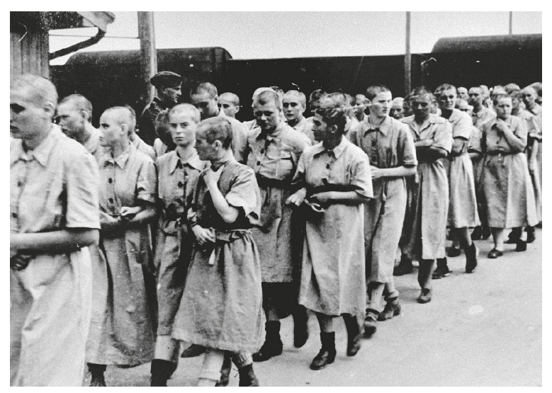 A documentary photo from the Auschwitz-Birkenau Camp: “The Jews had nothing left but hunger and thirst.”