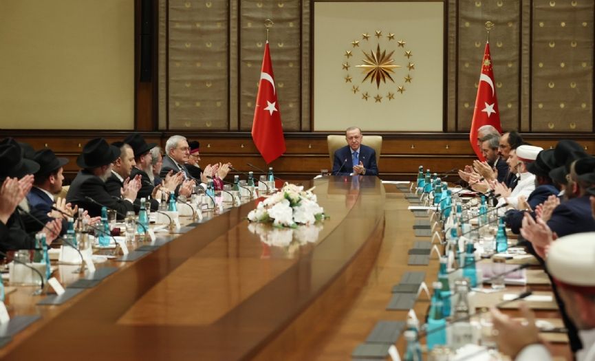 President Erdoan Gave a Speech at Reception for the Alliance of Rabbis in Islamic States
