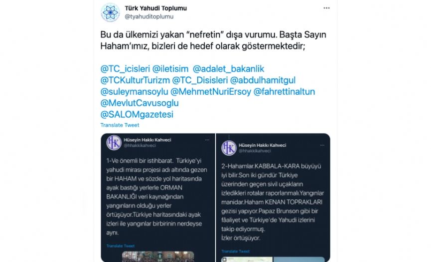 Turkish Jewish Community´s Reaction to Journalist Accusing the Rabbi on Cultural Tour